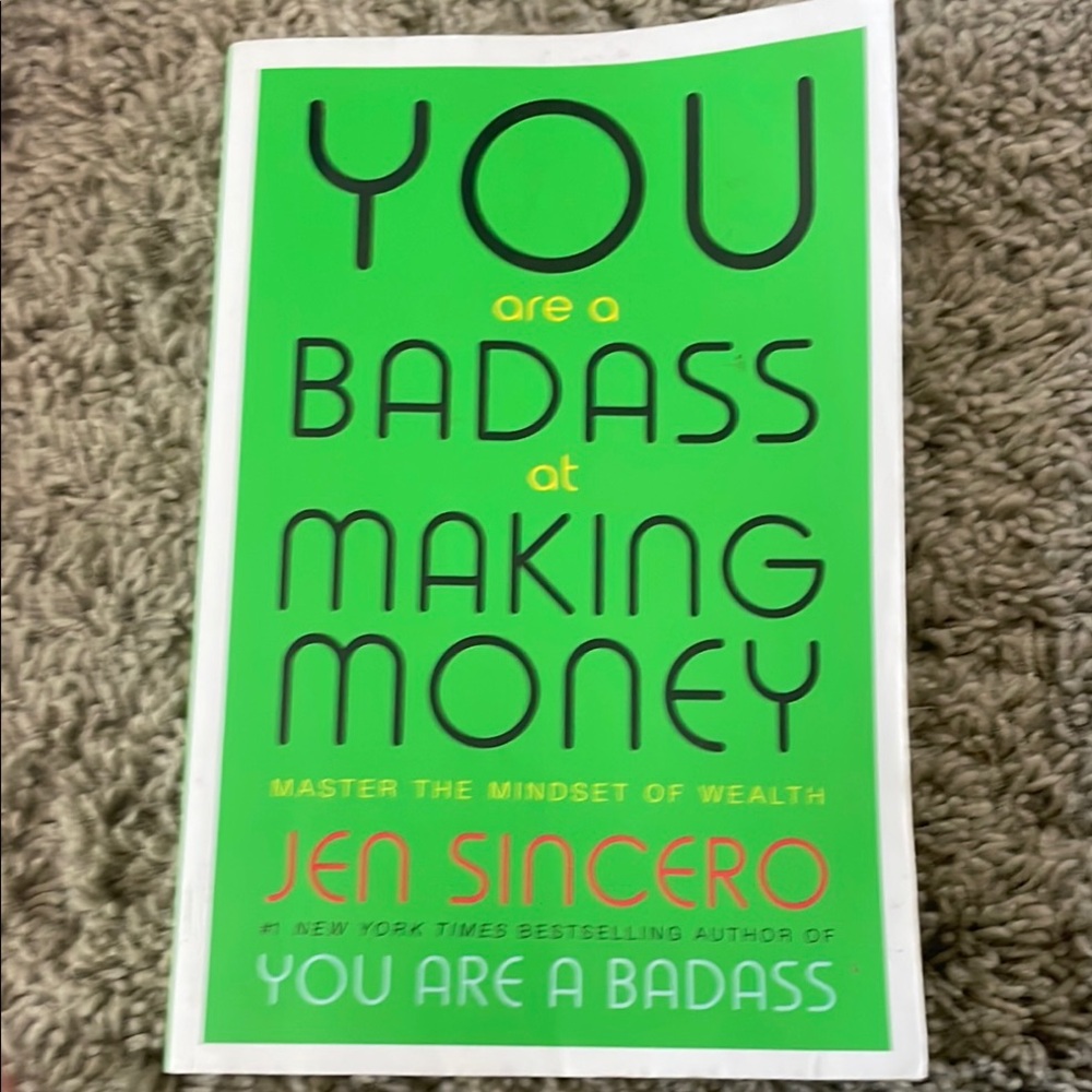 Green 'You Are a Badass at Making Money' Book